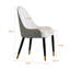 Chaise de salle à manger moderne en similicuir avec conception ergonomique et pieds en bois massif, ensemble de 2 pour une assise confortable-689458721