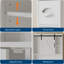Freestanding Over The Toilet Storage