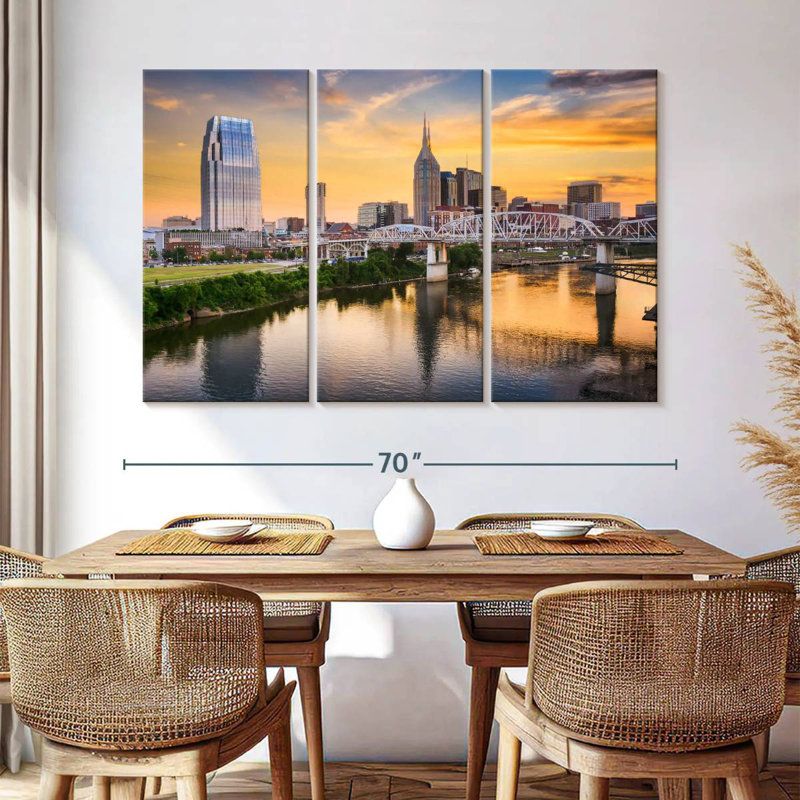 Sebbie Nashville Golden Sunrise, 42" H x 65" W
