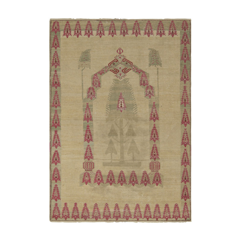 One-of-a-Kind 3'9x5'4 Hand Knotted Area Rug