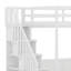Lit escamotable double sur double avec lève-personne hydraulique et conception de bureau-1288325427