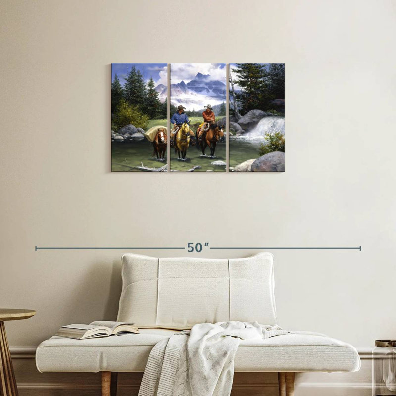 Lelar Clear Water Crossing, 20" H x 33" W