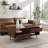 2-Drawer Coffee Table with Open Cubby Storage-636375494