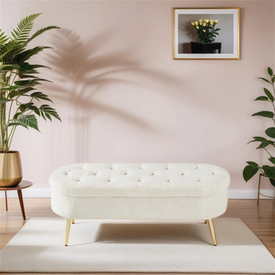 Banc de rangement rembourré Vinoe
