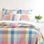 Plaid Cotton Pillow Sham-1807643280