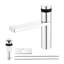 Single-handle Bathroom Faucet with Drain Assembly-1246648178