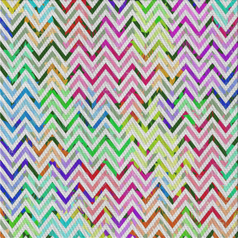Pruneda Chevron Indoor Rug, Square 6'