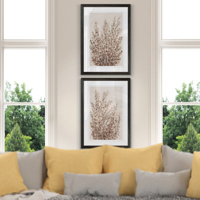 " Rustic Wildflowers I " by Vincent Van Gogh 2 - Pieces