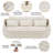Outdoor Patio Hand-woven Rope Powder-coated Aluminum Sofa Set With Cushions And Pillows