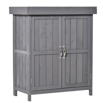 6 ft. W x 3 ft. D Solid Wood Vertical Storage Shed