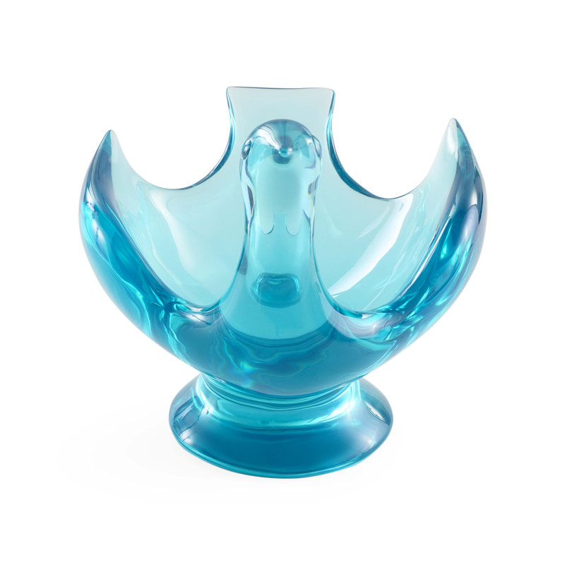 Acrylic Bird Pedestal Bowl