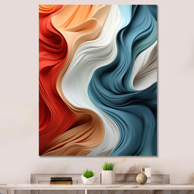 " Multicolor Geometric Whispers Tides I "