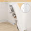 Armoire de rangement polyvalente pour salle de bain avec plusieurs compartiments et tablettes réglables
