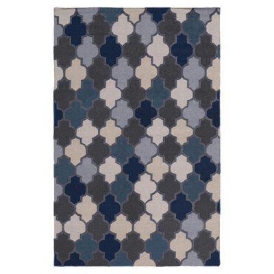 Crispin Wool Geometric Indoor Rug