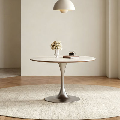 French Round Sintered Stone Table