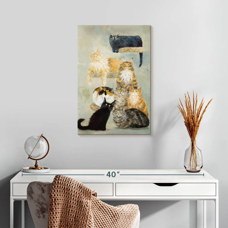 Brampt The Haynes Cats, 24" H x 16" W