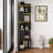Corner Bookcase with 5 Shelves and LED Lights