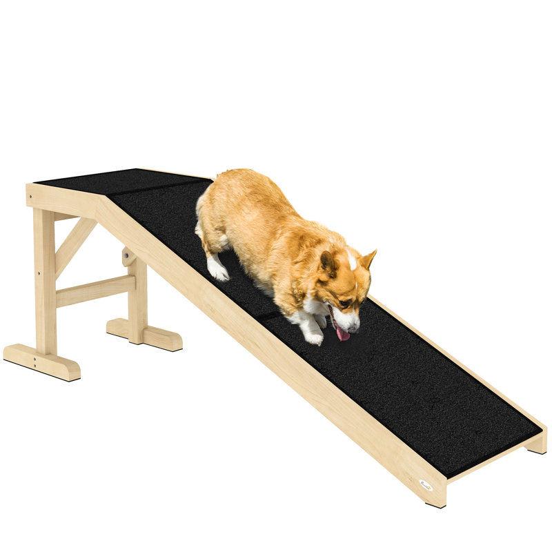 Marches pour lit pour animaux de compagnie, bois naturel