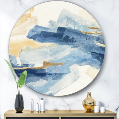 Metallic Gold Indigo II - Unframed Painting