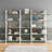 Industrial 5-Tier Bookcase, Metal Frame Open Shelf With X-Back Design, 71" Tall Storage Shelves For Living Room, Home Office-773402208