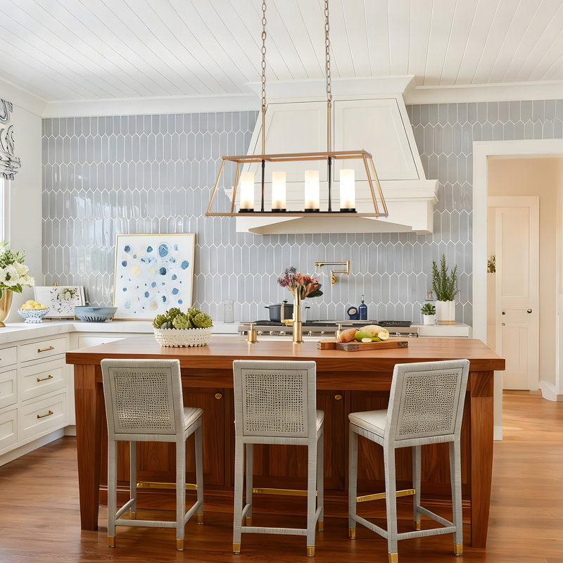Doly 4 - Light Modern Rectangle Kitchen Island Pendant Light
