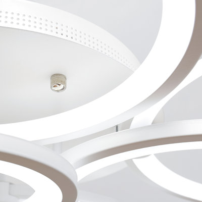 Acrylic LED Semi Flush Mount