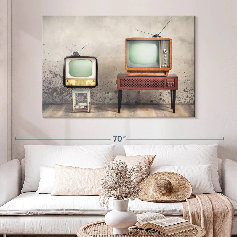 Senne Analog Televisions, 34" H x 51" W