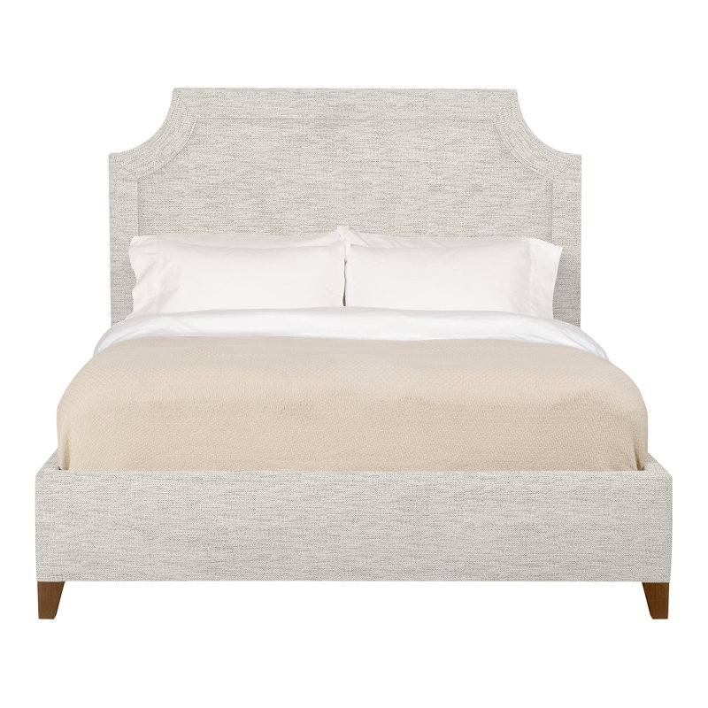 Audrey/Asher Upholstered Bed, Impala Linen, No, Casa Blanca