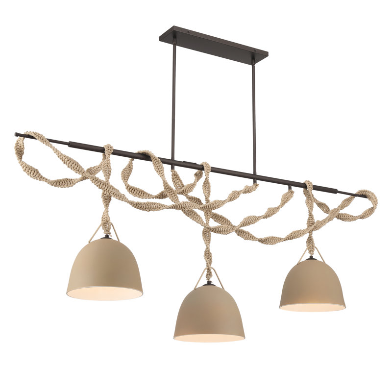 Lustre linéaire à 3 lumières 63,25 po Cordón