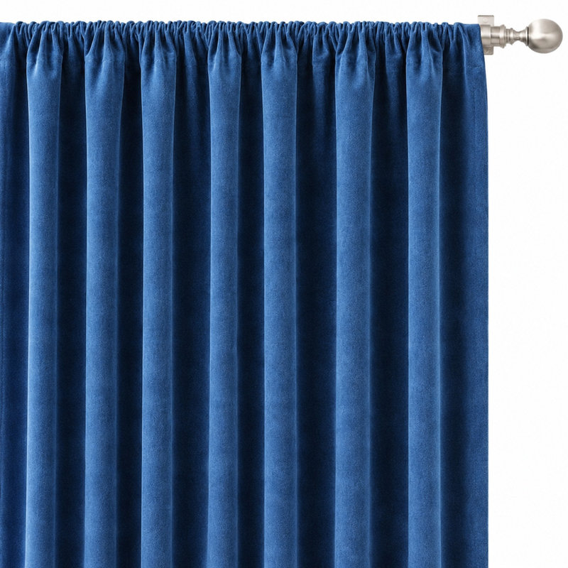 Shiny Solid Velvet | Gian Fabric, Ocean