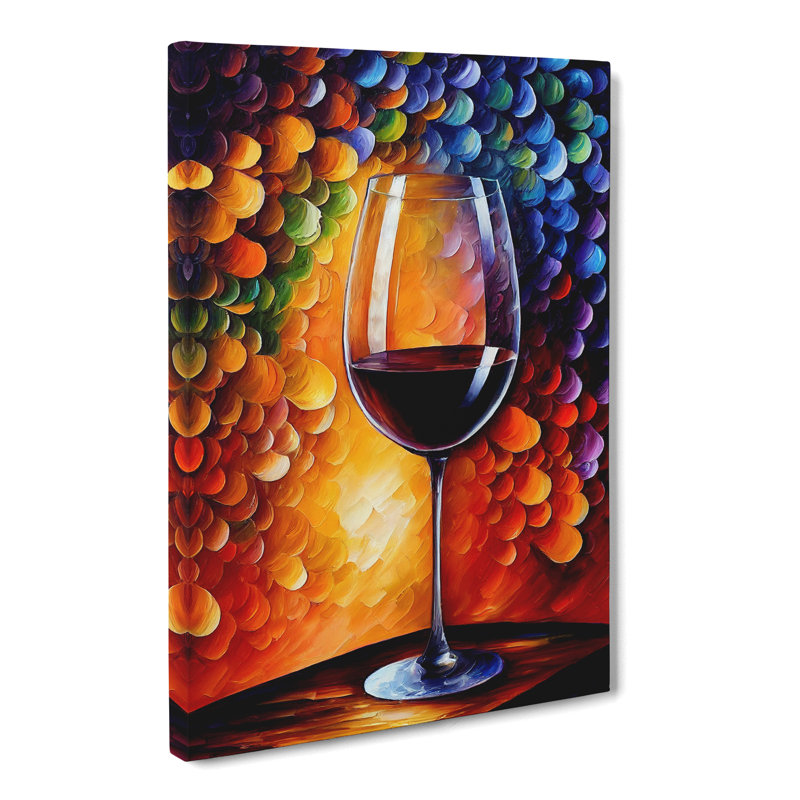 CAN-V0523-2886X Wine Painting Vol.2 - Wrapped Canvas, 50cm H x 35cm W