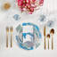 Serviettes de table en satin de coton Leopard Koi-50817802