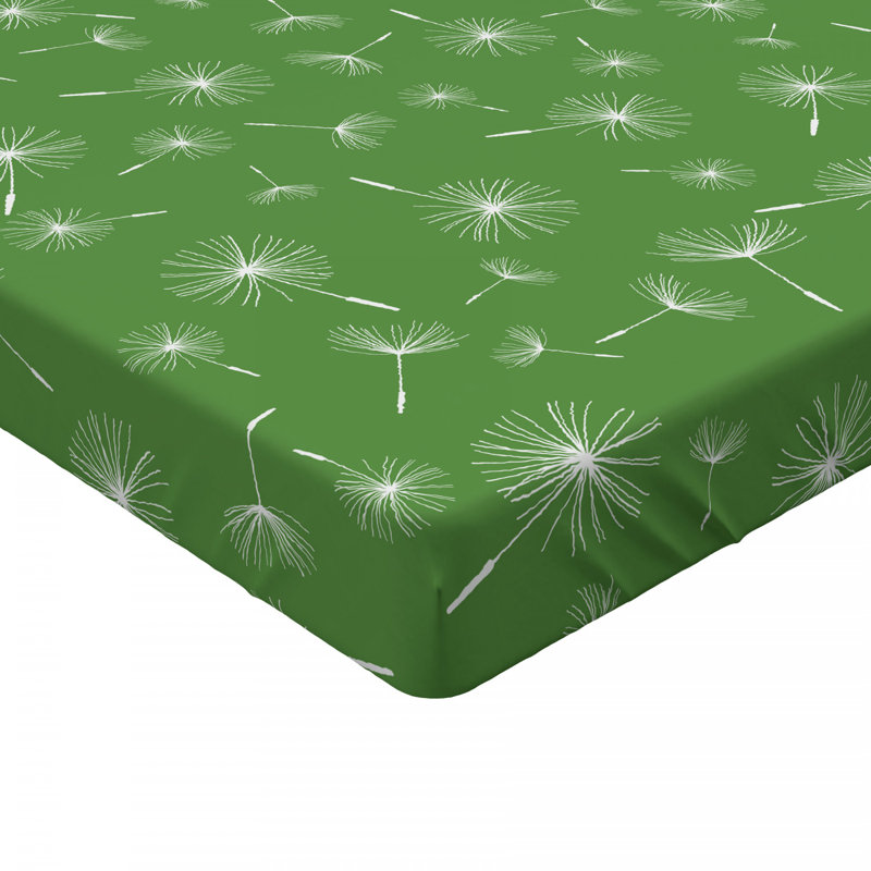 Microfiber Floral Fitted Sheet, Full Fitted Sheet