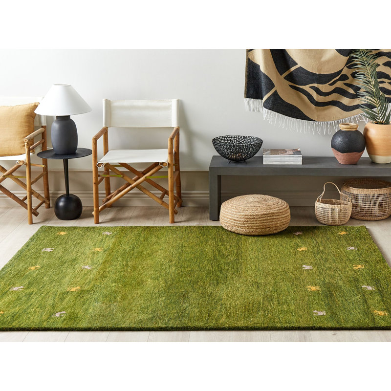 Felten Geometric Wool Hand Woven Area Rug, Rectangle 160 x 230cm