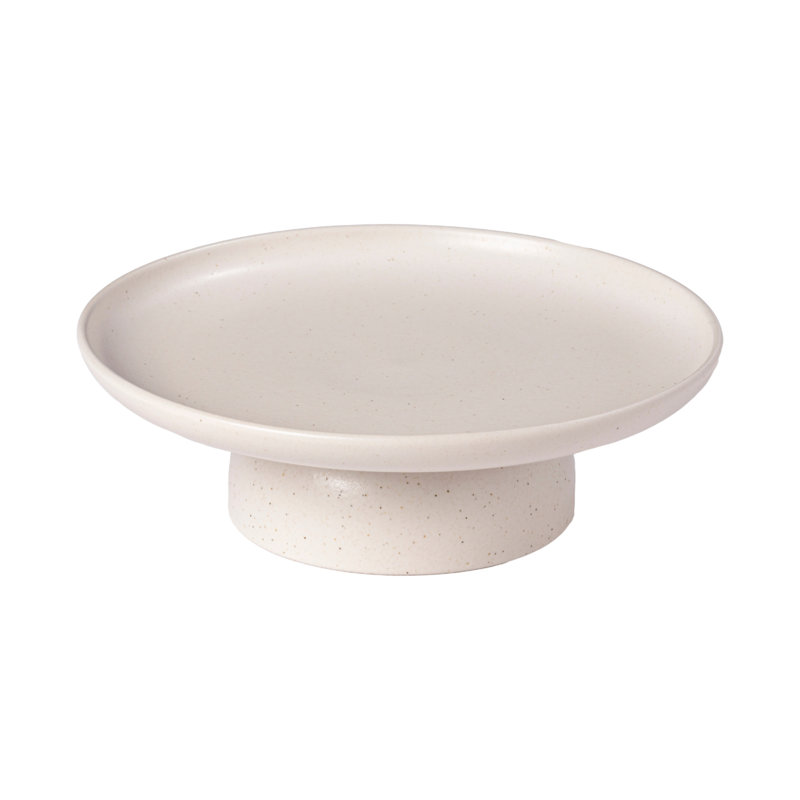 Casafina Pacifica Stoneware Cake Stand, Vanilla