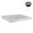 Streamline 48 in. x 36 in. Corner Acrylic Shower Base in Matte White with Center Drain, Drain Included-118934448-118934449