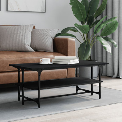 Elem Trestle Coffee Table with Storage