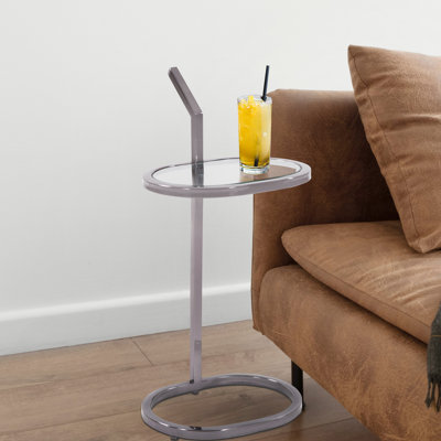 Calila Glass Top End Table