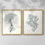 Antique encadré corail III - impression encadrée de qualité supérieure - prête à être accrochée - aucun clou requis - aucun clou requis-2047832586