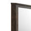Bohrer Wood Flat Wall Mirror
