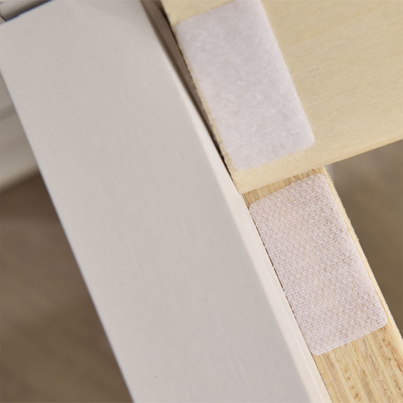 Base de lit plateforme en bois de pin massif Red Barrel Studio® Selena, Simple, Blanc