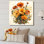 Marigold Majesty Bouquet I - Art mural souci