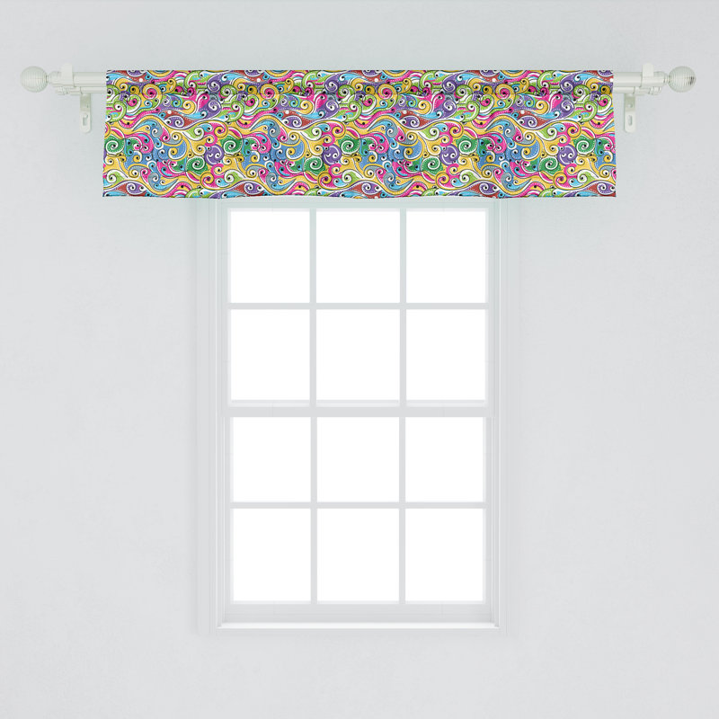 Ensemble de 2 cantonnières Ambesonne Wave Summer 54 "X12"