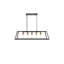 Luminaire suspendu linéaire à 5 lumières pour îlot de cuisine Barraza-157984357-227137275