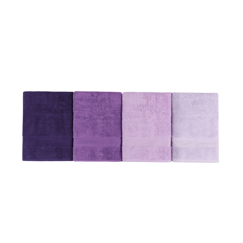 Midweight Bath Towel, Light Lilac/Lilac/Purple