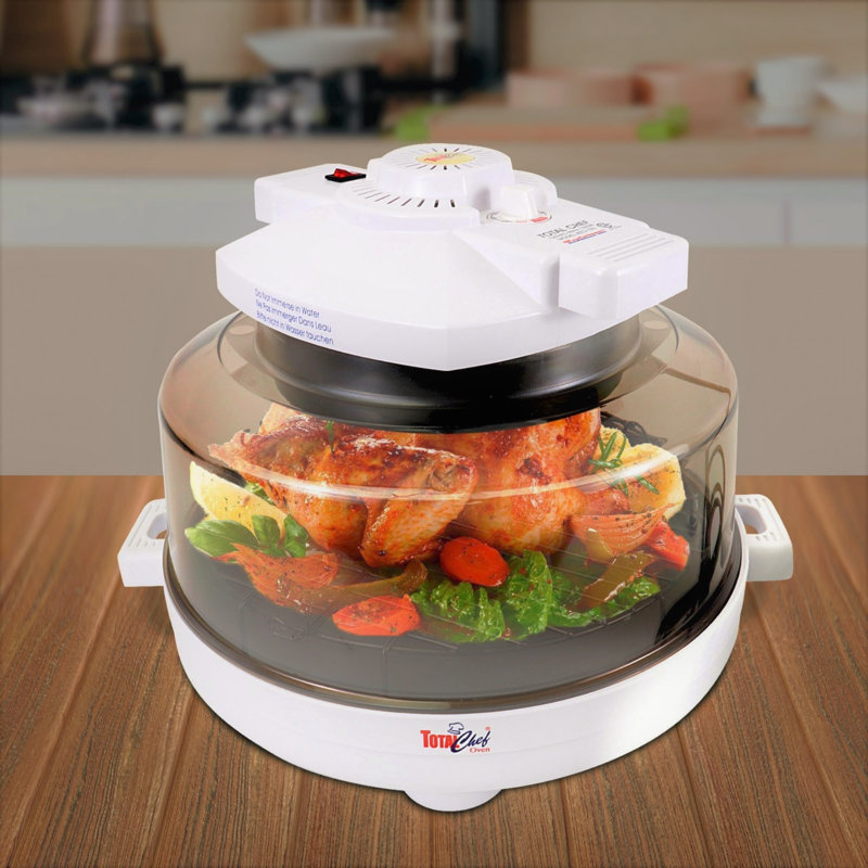 Total Chef Countertop Infrared Oven with Convection Air Circulation, 6L