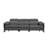 Top Grain Italian Leather Modular Power Triple Reclining Sofa With Power Headrests-110404006