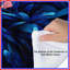 Édredon abstrait à plumes bleues-126342897
