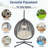 HDPE Hammock Egg Chair with Stand and Cushion-510774939-510774940