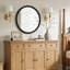 Miroir rond en bois-1852076752